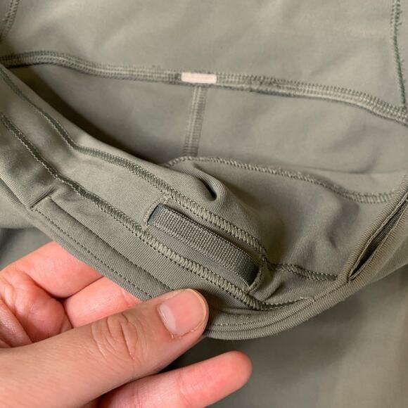Lululemon Leggings Womens 6 Sage Speed Up Full On Luxtreme Wicking Stash Pockets - Picture 4 of 14